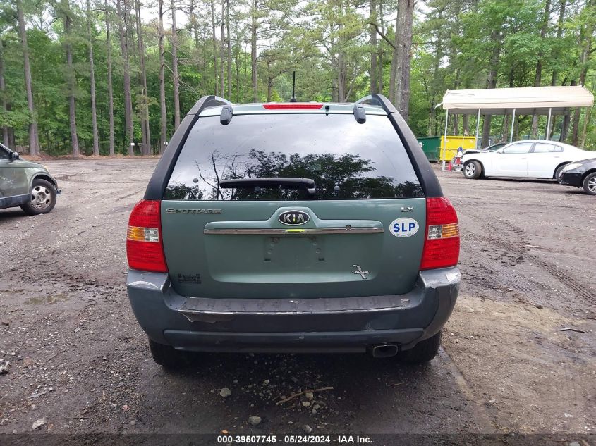 2008 Kia Sportage Lx VIN: KNDJF724687488692 Lot: 39507745