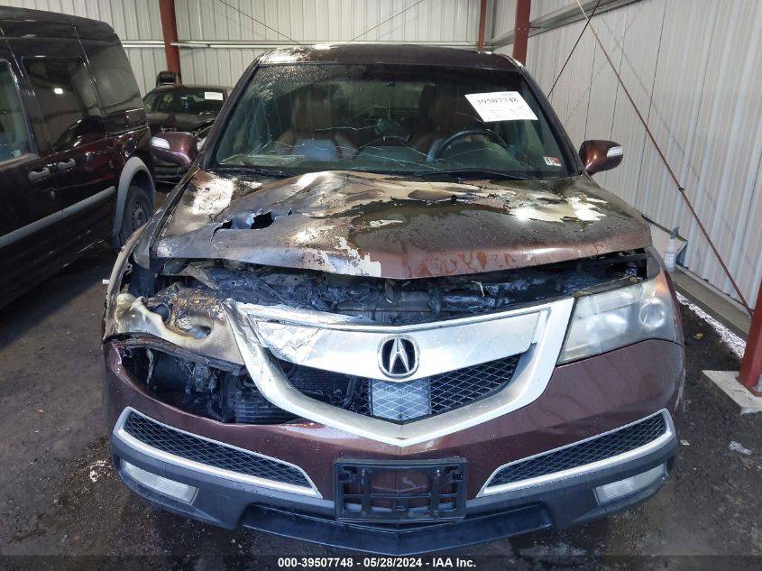 2010 Acura Mdx Advance Package VIN: 2HNYD2H73AH501850 Lot: 39507748