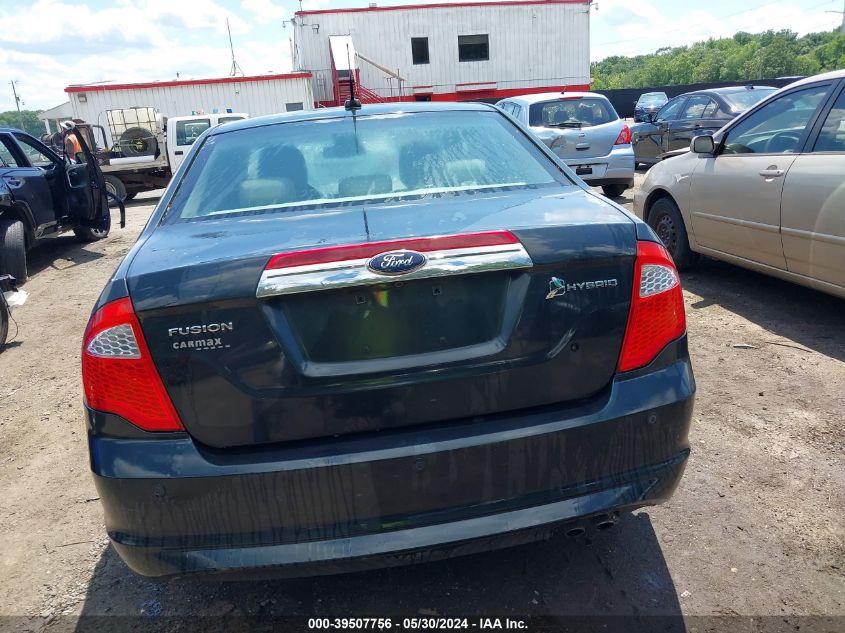 2010 Ford Fusion Hybrid VIN: 3FADP0L31AR359920 Lot: 39507756