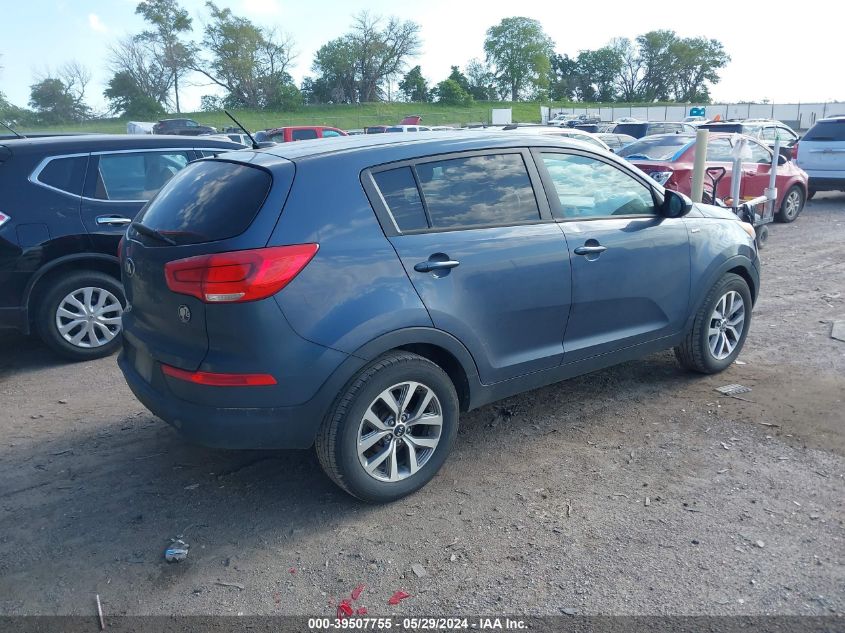 2016 Kia Sportage Lx VIN: KNDPBCAC8G7824901 Lot: 39507755