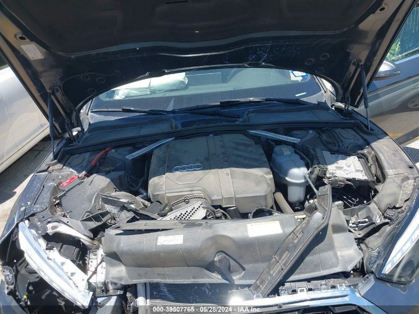 2023 Audi A5 Premium 45 Tfsi S Line Quattro S Tronic VIN: WAUSAAF50PA011967 Lot: 39507765