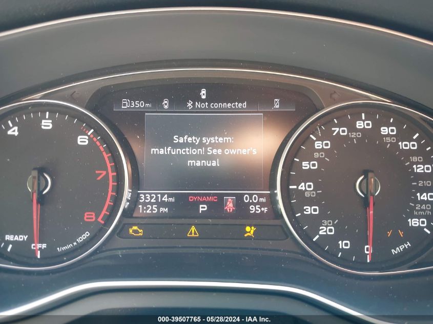 2023 Audi A5 Premium 45 Tfsi S Line Quattro S Tronic VIN: WAUSAAF50PA011967 Lot: 39507765