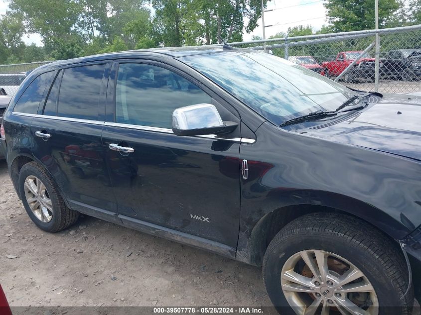 2010 Lincoln Mkx VIN: 2LMDJ8JC6ABJ31844 Lot: 39507778