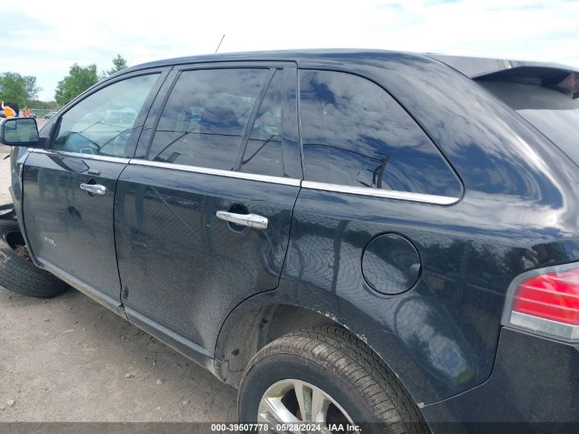 2010 Lincoln Mkx VIN: 2LMDJ8JC6ABJ31844 Lot: 39507778