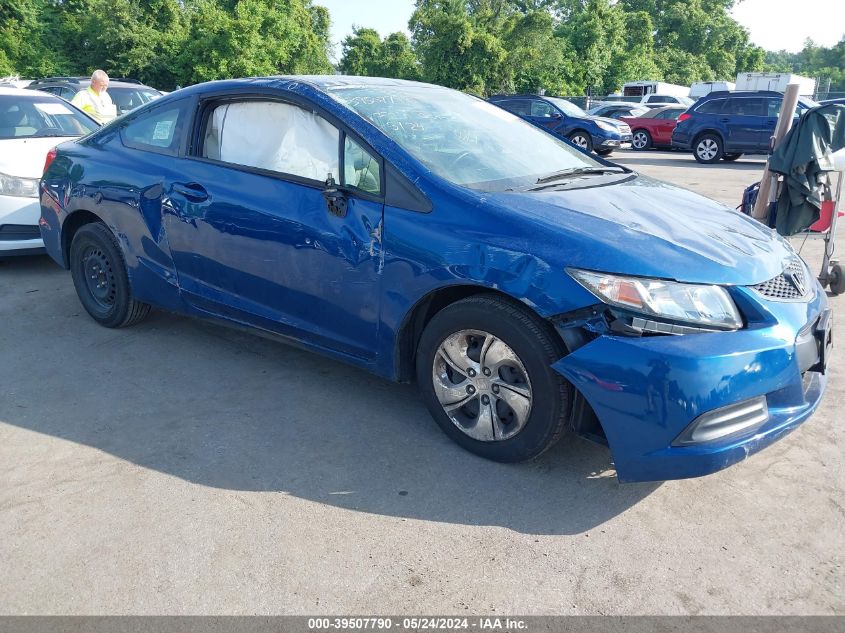 2013 Honda Civic Lx VIN: 2HGFG3B56DH512347 Lot: 39507790