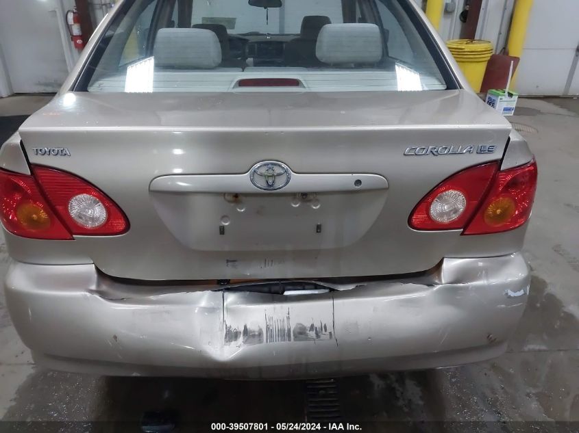 2004 Toyota Corolla Le VIN: 1NXBR38E84Z220772 Lot: 39507801