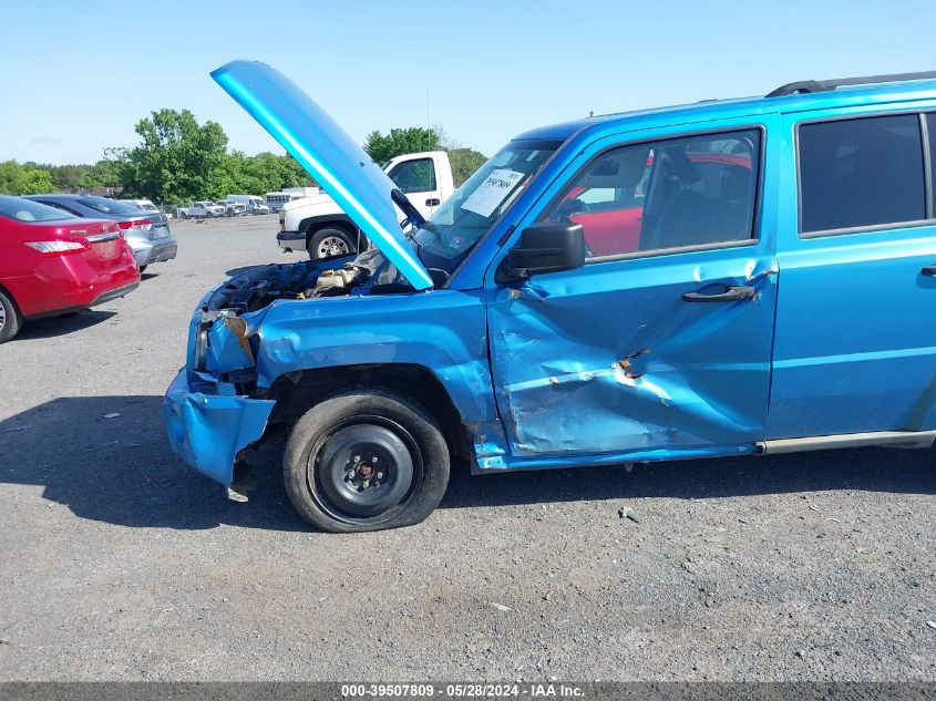 2009 Jeep Patriot Sport VIN: 1J4FF28B69D206014 Lot: 39507809