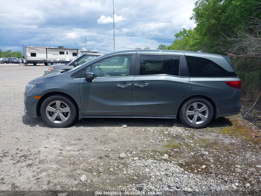 2018 Honda Odyssey Ex-L VIN: 5FNRL6H75JB086296 Lot: 39507833