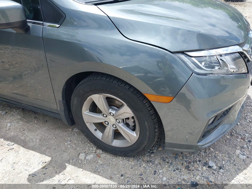 2018 Honda Odyssey Ex-L VIN: 5FNRL6H75JB086296 Lot: 39507833