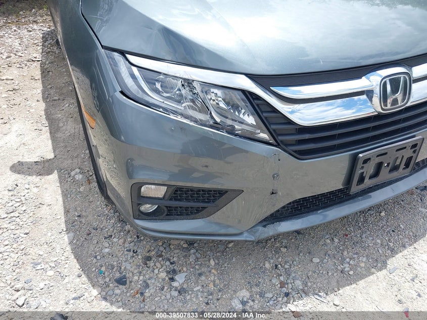 2018 Honda Odyssey Ex-L VIN: 5FNRL6H75JB086296 Lot: 39507833