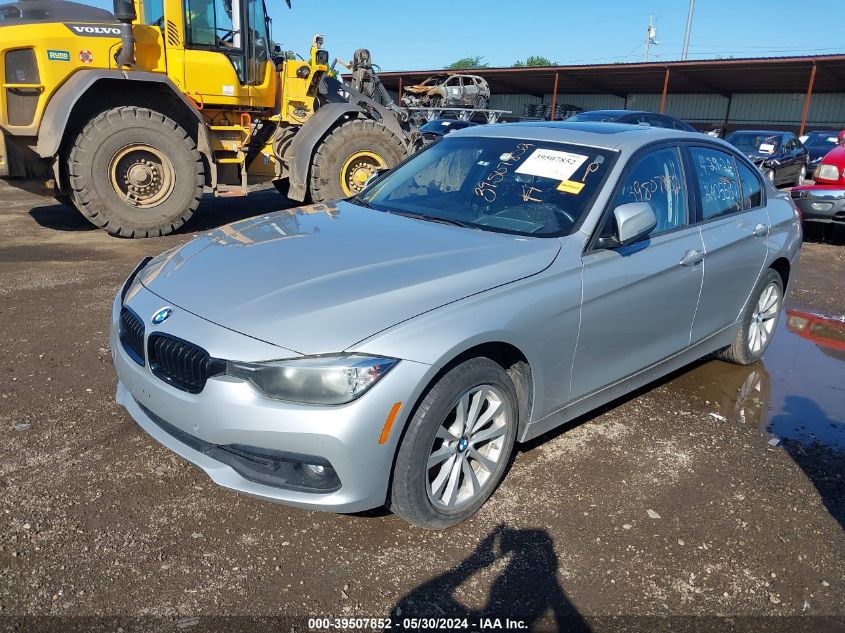 2016 BMW 320I xDrive VIN: WBA8E5G54GNU19966 Lot: 39507852