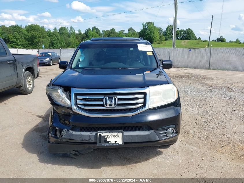 2013 Honda Pilot Touring VIN: 5FNYF3H98DB037133 Lot: 39507876