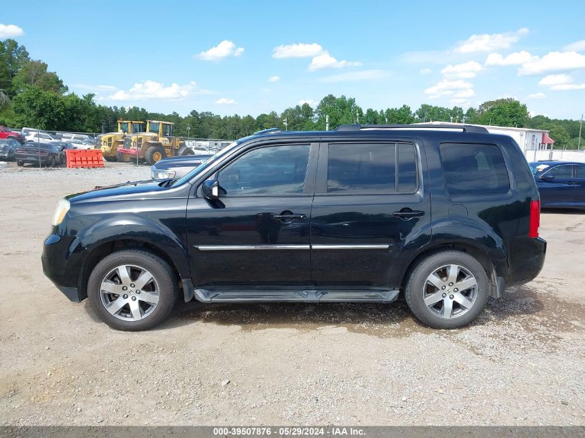 2013 Honda Pilot Touring VIN: 5FNYF3H98DB037133 Lot: 39507876