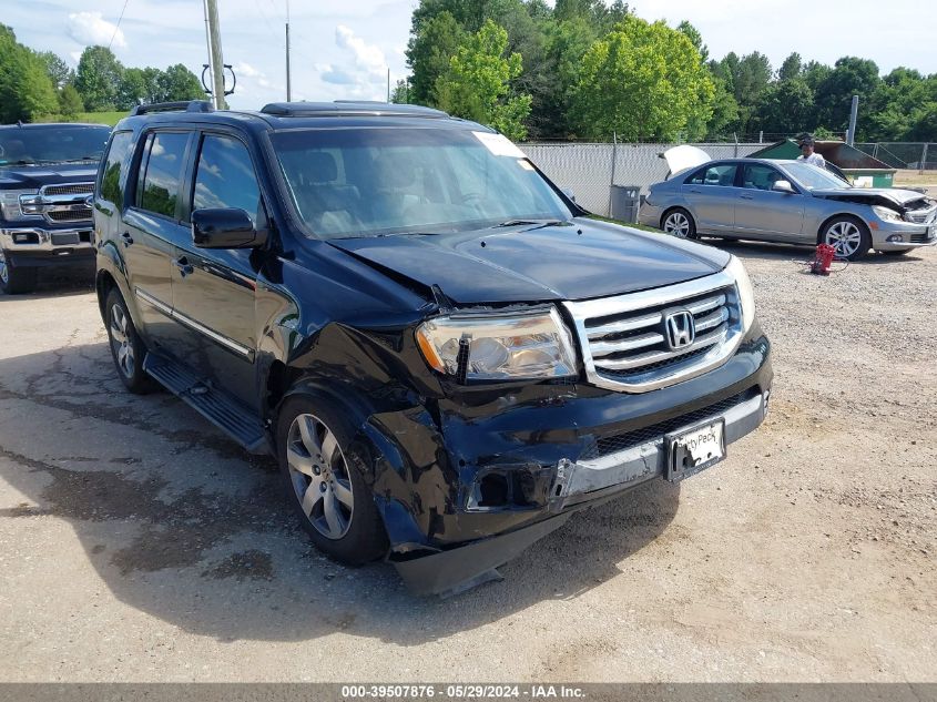 2013 Honda Pilot Touring VIN: 5FNYF3H98DB037133 Lot: 39507876