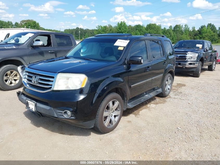 2013 Honda Pilot Touring VIN: 5FNYF3H98DB037133 Lot: 39507876