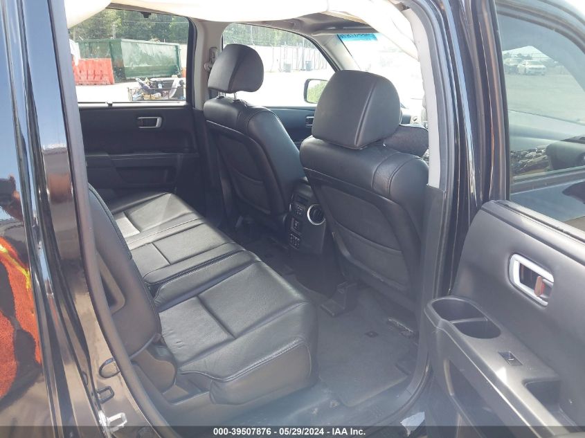 2013 Honda Pilot Touring VIN: 5FNYF3H98DB037133 Lot: 39507876