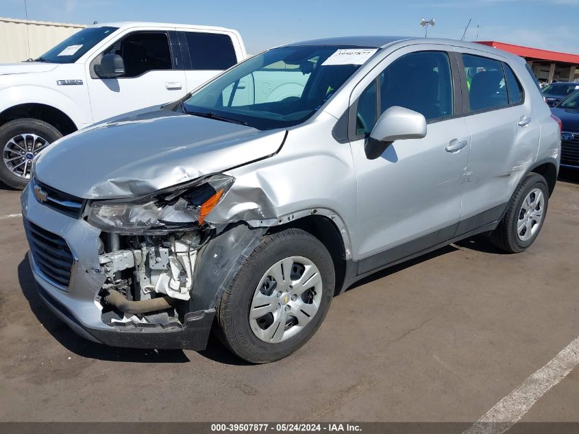 2017 Chevrolet Trax Ls VIN: KL7CJKSB0HB231725 Lot: 39507877