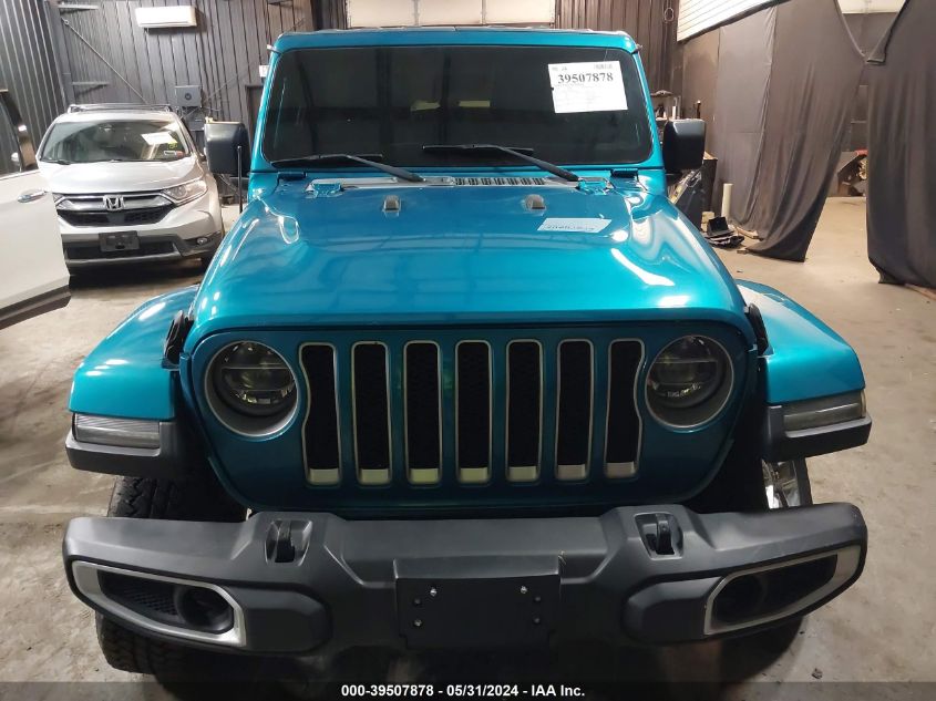 2020 Jeep Wrangler Unlimited Sahara 4X4 VIN: 1C4HJXEN1LW194262 Lot: 39507878