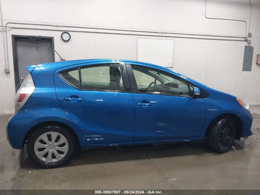 2014 Toyota Prius C Two VIN: JTDKDTB39E1570196 Lot: 39507907