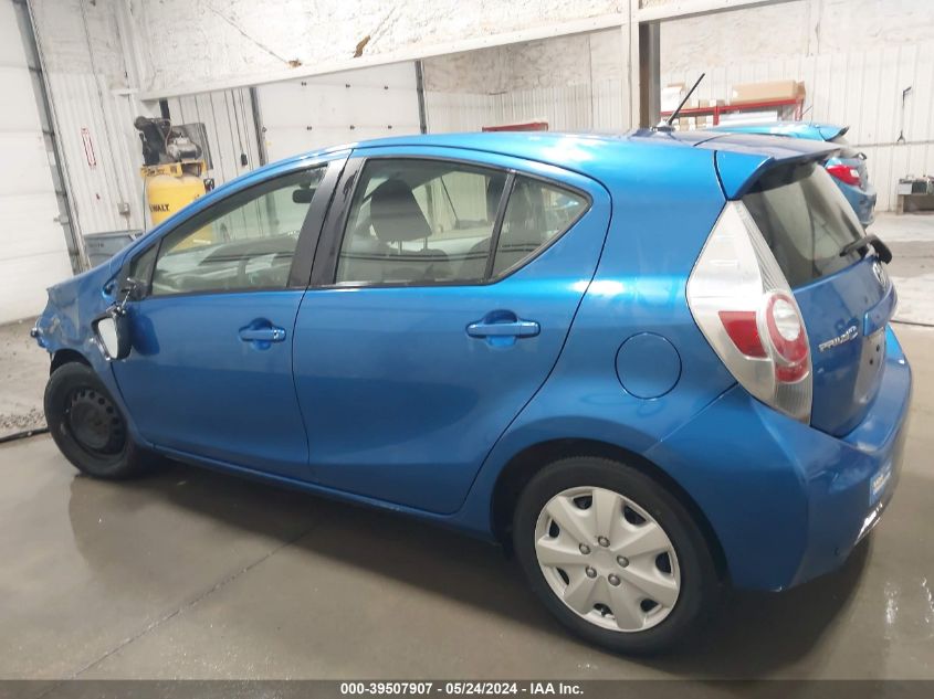 2014 Toyota Prius C Two VIN: JTDKDTB39E1570196 Lot: 39507907