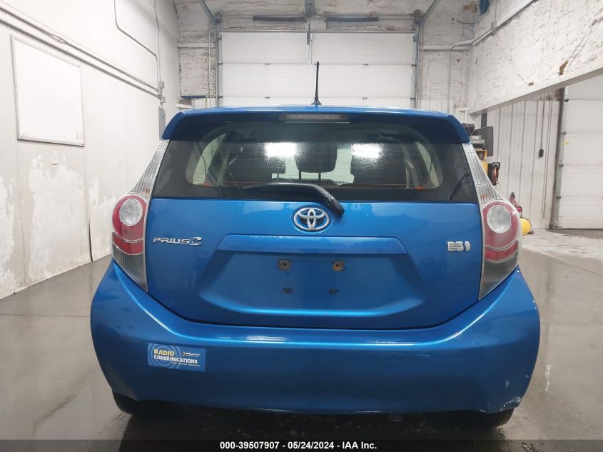 2014 Toyota Prius C Two VIN: JTDKDTB39E1570196 Lot: 39507907