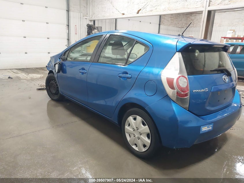 2014 Toyota Prius C Two VIN: JTDKDTB39E1570196 Lot: 39507907