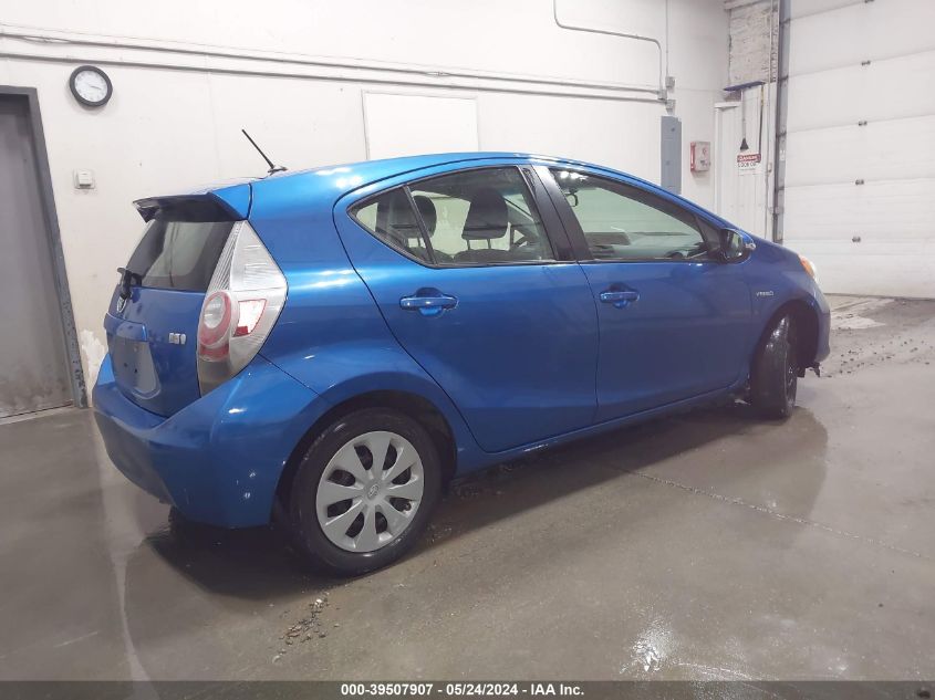 2014 Toyota Prius C Two VIN: JTDKDTB39E1570196 Lot: 39507907