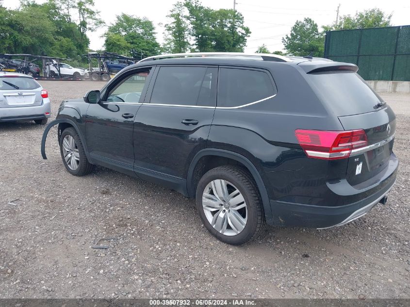 2019 Volkswagen Atlas 3.6L V6 Se W/Technology VIN: 1V2UR2CAXKC507317 Lot: 39507932