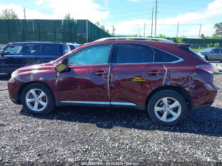 2015 Lexus Rx 350 VIN: 2T2BK1BA4FC315814 Lot: 39507936