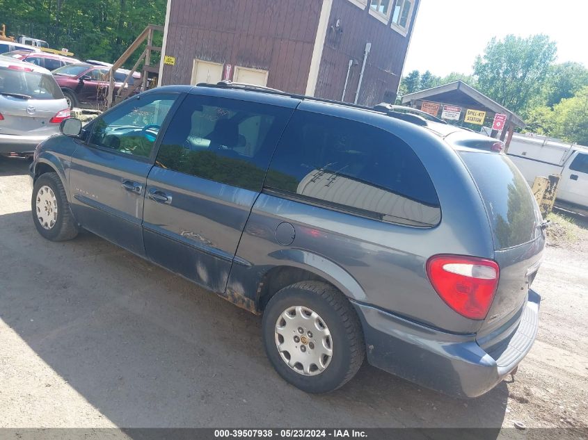 2001 Chrysler Town & Country Lx VIN: 2C8GP443X1R321880 Lot: 39507938