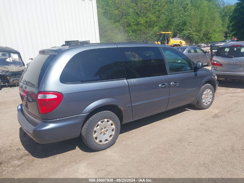 2001 Chrysler Town & Country Lx VIN: 2C8GP443X1R321880 Lot: 39507938