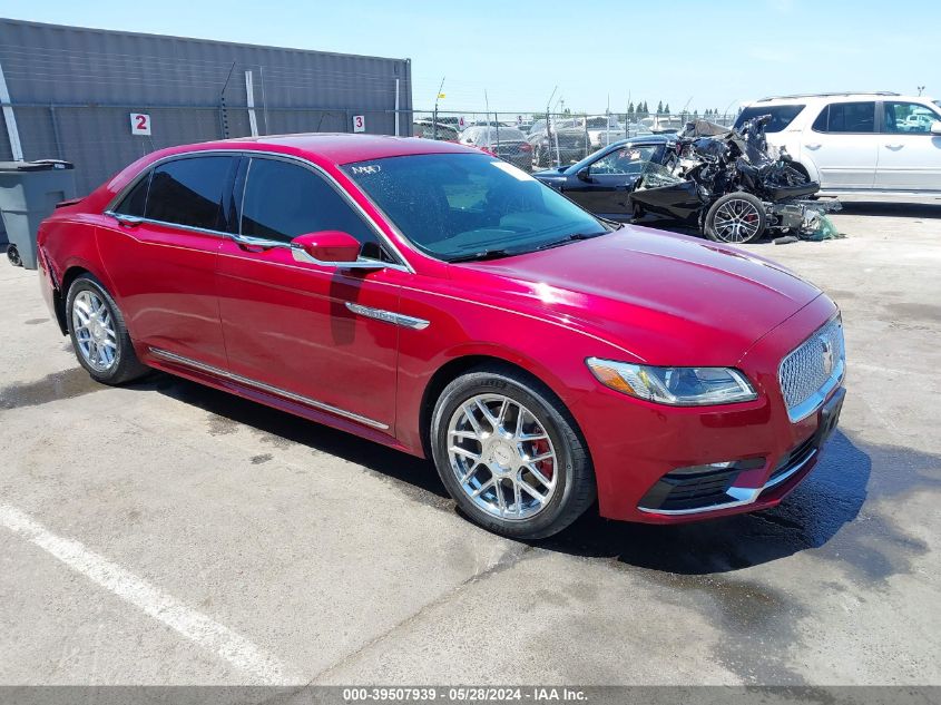 2017 Lincoln Continental Select VIN: 1LN6L9SP2H5603722 Lot: 39507939