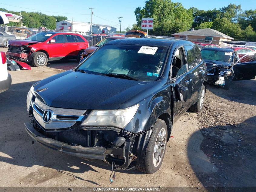 2009 Acura Mdx VIN: 2HNYD28269H531909 Lot: 39507944