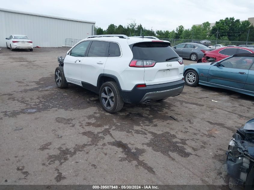 2019 Jeep Cherokee Limited Fwd VIN: 1C4PJLDX0KD307832 Lot: 39507948