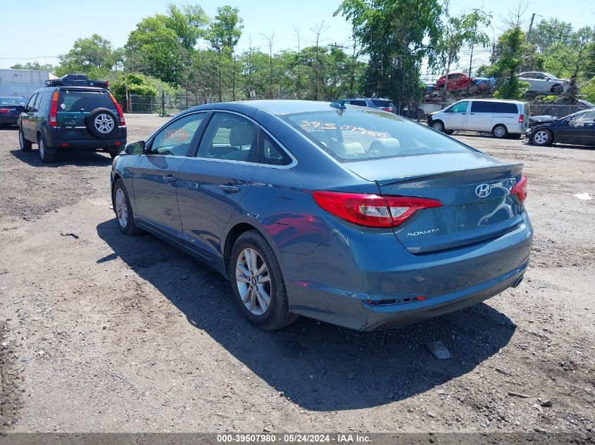 2016 Hyundai Sonata Se VIN: 5NPE24AF4GH270615 Lot: 39507980