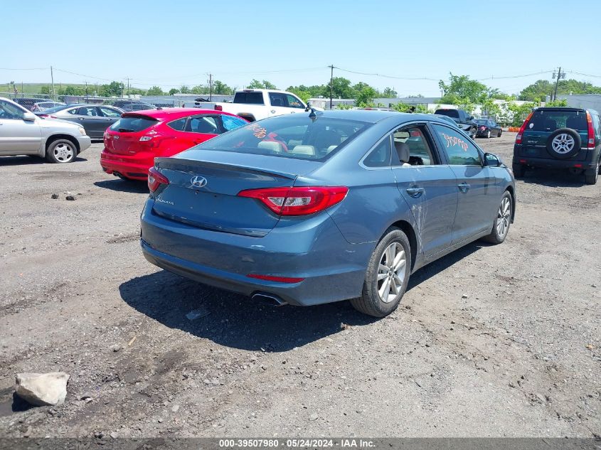 2016 Hyundai Sonata Se VIN: 5NPE24AF4GH270615 Lot: 39507980