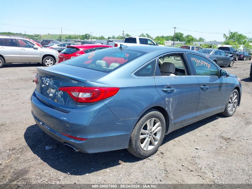 2016 Hyundai Sonata Se VIN: 5NPE24AF4GH270615 Lot: 39507980