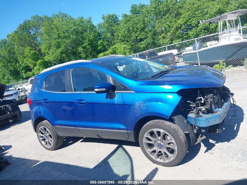 2019 Ford Ecosport Titanium VIN: MAJ6S3KL6KC282407 Lot: 39507995