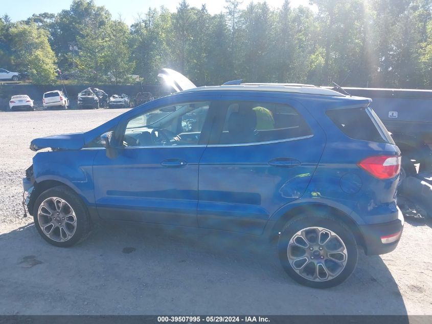 2019 Ford Ecosport Titanium VIN: MAJ6S3KL6KC282407 Lot: 39507995