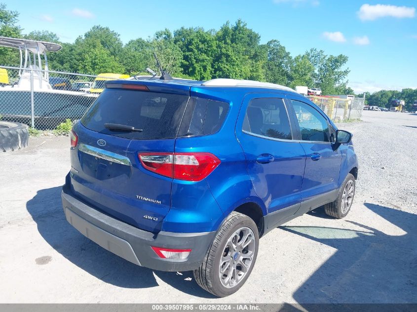 2019 Ford Ecosport Titanium VIN: MAJ6S3KL6KC282407 Lot: 39507995