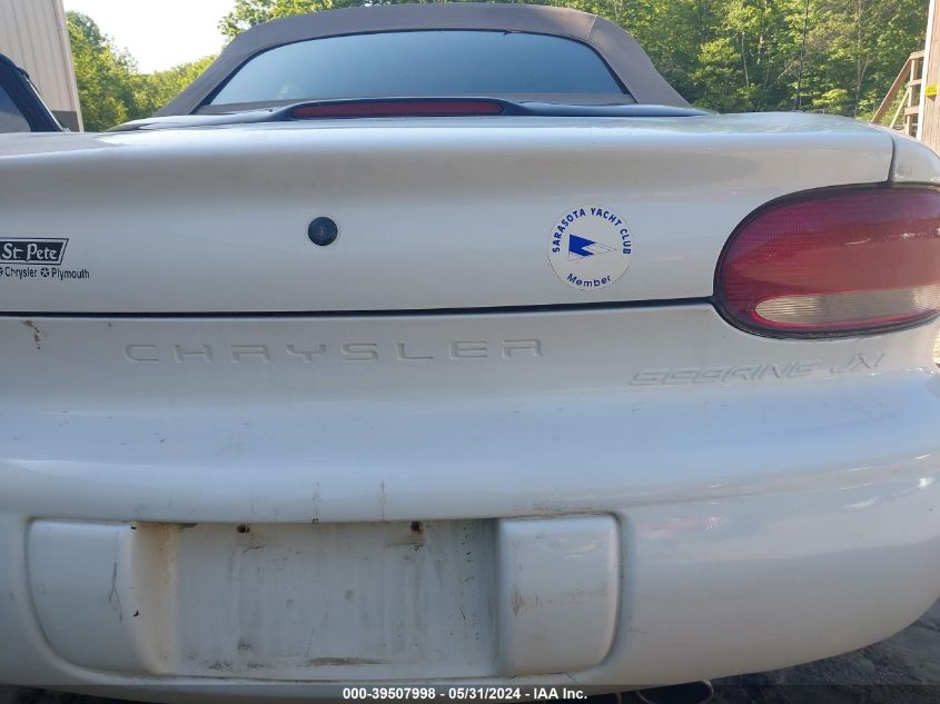 1999 Chrysler Sebring Jxi VIN: 3C3EL55H4XT511026 Lot: 39507998