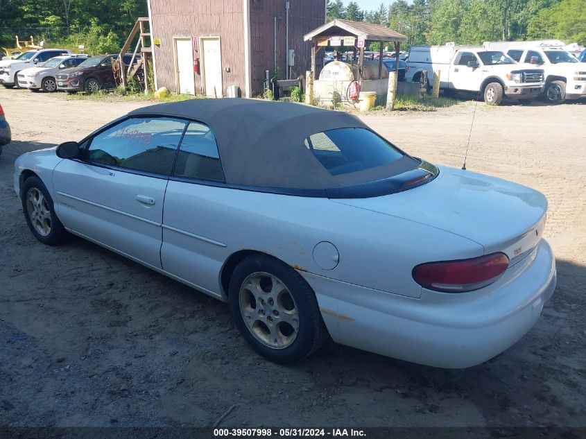 1999 Chrysler Sebring Jxi VIN: 3C3EL55H4XT511026 Lot: 39507998