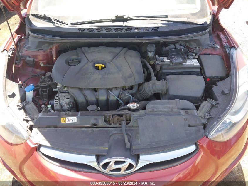 2013 Hyundai Elantra Gls VIN: 5NPDH4AE2DH440256 Lot: 39508015