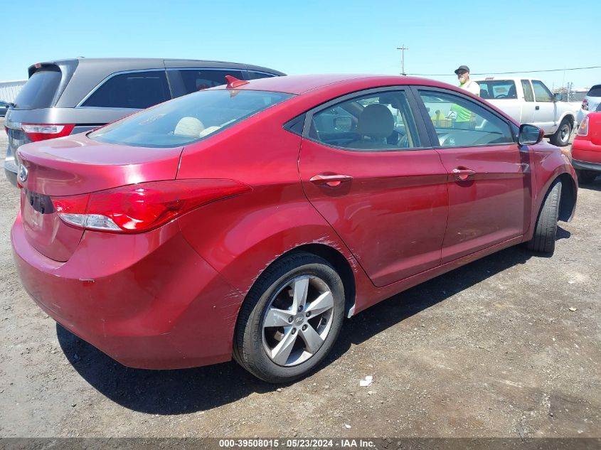 2013 Hyundai Elantra Gls VIN: 5NPDH4AE2DH440256 Lot: 39508015