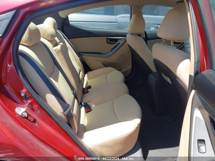 2013 Hyundai Elantra Gls VIN: 5NPDH4AE2DH440256 Lot: 39508015