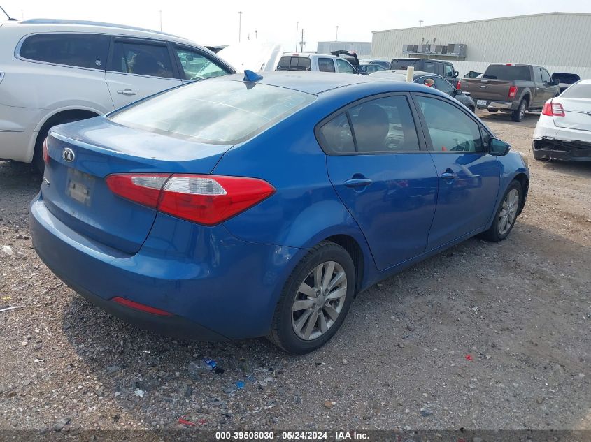 2014 Kia Forte Lx VIN: KNAFX4A60E5216437 Lot: 39508030