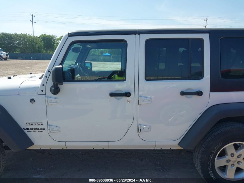 2015 Jeep Wrangler Unlimited Sport VIN: 1C4BJWDG5FL626554 Lot: 39508036