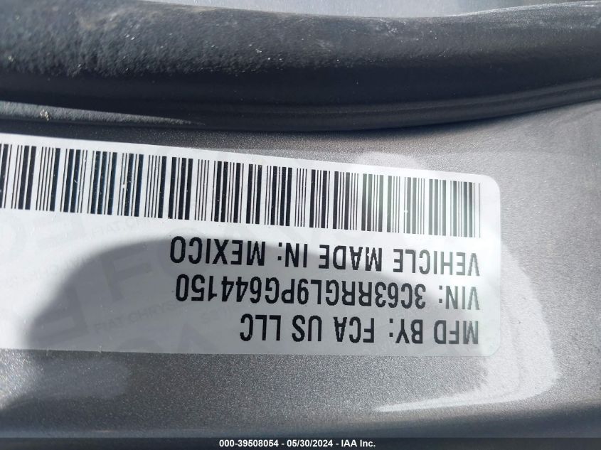 2023 Ram 3500 Tradesman 4X4 8' Box VIN: 3C63RRGL9PG644150 Lot: 39508054