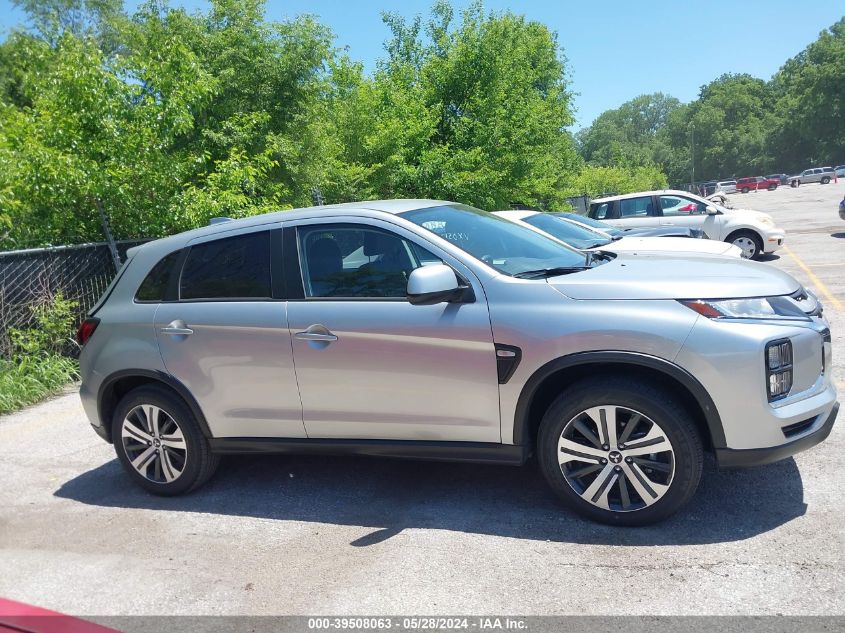 2024 Mitsubishi Outlander Sport 2.0 Es Awc/2.0 Le Awc/2.0 Ralliart Awc/2.0 S Awc/2.0 Se Awc/2.0 Trail Edition Awc VIN: JA4ARUAUXRU008822 Lot: 39508063