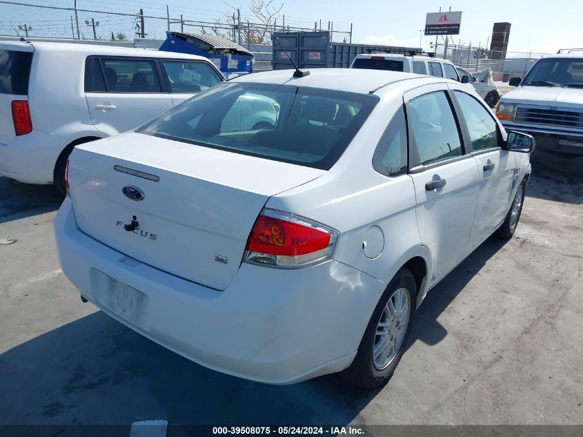 2008 Ford Focus Se/Ses VIN: 1FAHP35N38W143656 Lot: 39508075